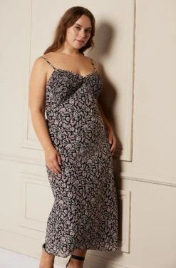 Joie Dauphine Midi Cotton Dress -Joie Fashion Outlet Store DR03524I9161 CAVM24937