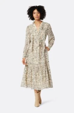 Joie Roussel Midi Silk Dress