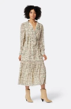 Joie Roussel Midi Silk Dress 11 Joie Roussel Midi Silk Dress -Joie Fashion Outlet Store DR035779133 BSNM 4