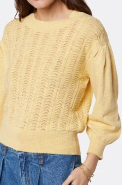 Joie Charlotte Crew Neck Cotton Sweater -Joie Fashion Outlet Store K0035Y9210 SHSN 6