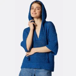 Joie Aurora Cotton Crochet Sweater -Joie Fashion Outlet Store K0042Y5493 BLQZ 4 DPA