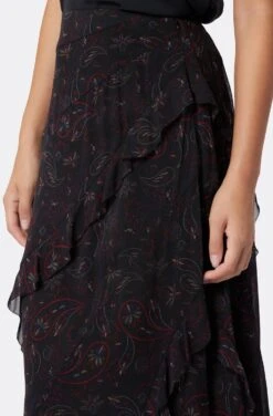 Joie Caillie Silk Midi Skirt -Joie Fashion Outlet Store K009989133 CAVM 6