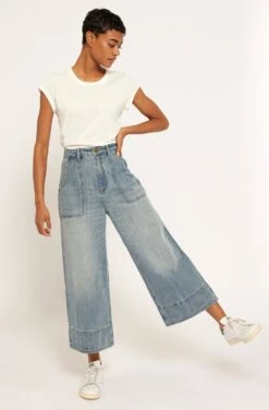 Joie Rosetta Wide Crop Jean