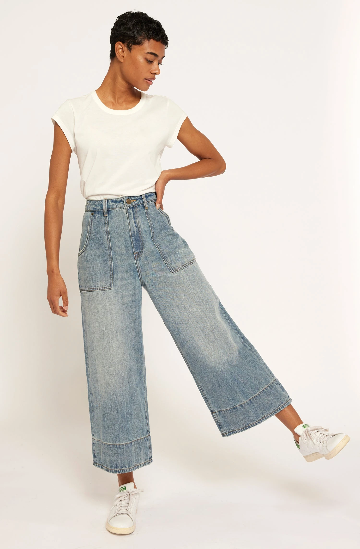 Joie Rosetta Wide Crop Jean 1 Joie Rosetta Wide Crop Jean