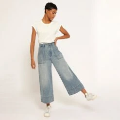 Joie Rosetta Wide Crop Jean 11 Joie Rosetta Wide Crop Jean -Joie Fashion Outlet Store N0062D19531 CSBY 1 DPA