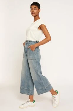 Joie Rosetta Wide Crop Jean 8 Joie Rosetta Wide Crop Jean -Joie Fashion Outlet Store N0062D19531 CSBY 3