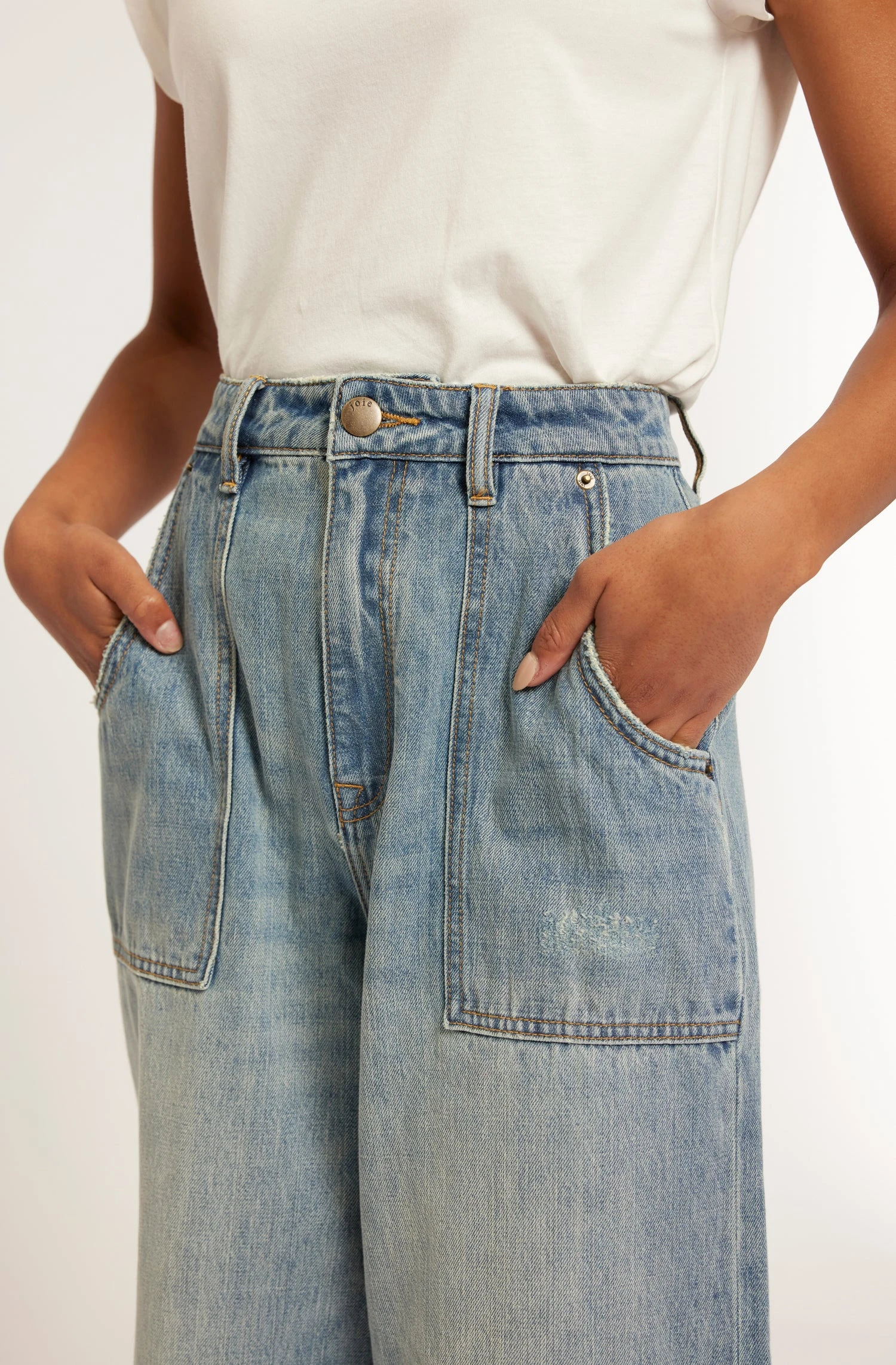 Joie Rosetta Wide Crop Jean 4 Joie Rosetta Wide Crop Jean - Image 4