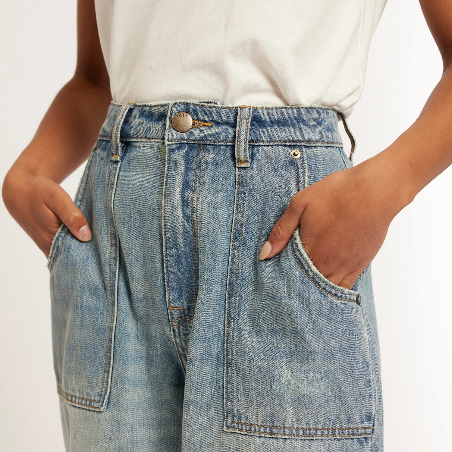 Joie Rosetta Wide Crop Jean 2 Joie Rosetta Wide Crop Jean - Image 2