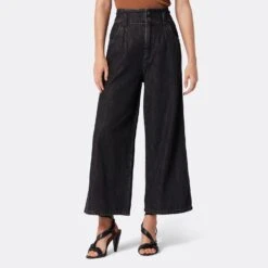 Joie Porter Wide Cropped Pant -Joie Fashion Outlet Store PT022649056 WBLK 2 DPA