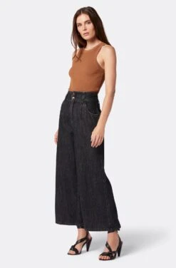 Joie Porter Wide Cropped Pant -Joie Fashion Outlet Store PT022649056 WBLK 4