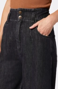 Joie Porter Wide Cropped Pant -Joie Fashion Outlet Store PT022649056 WBLK 6