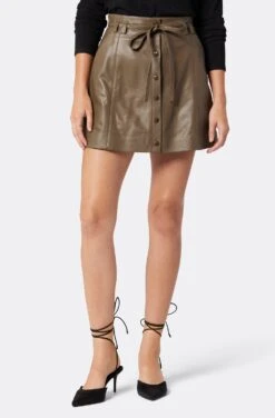 Joie Tolain Leather Skirt