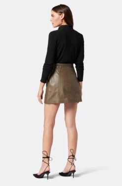 Joie Tolain Leather Skirt -Joie Fashion Outlet Store SK009863178 STOG 5