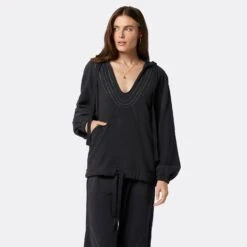 Joie Marette Cotton Hoodie -Joie Fashion Outlet Store SS009889186 CAV 2 DPA