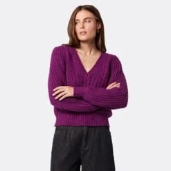 Joie Menara V-Neck Wool Sweater -Joie Fashion Outlet Store SW022992827 PHLX 2 DPA
