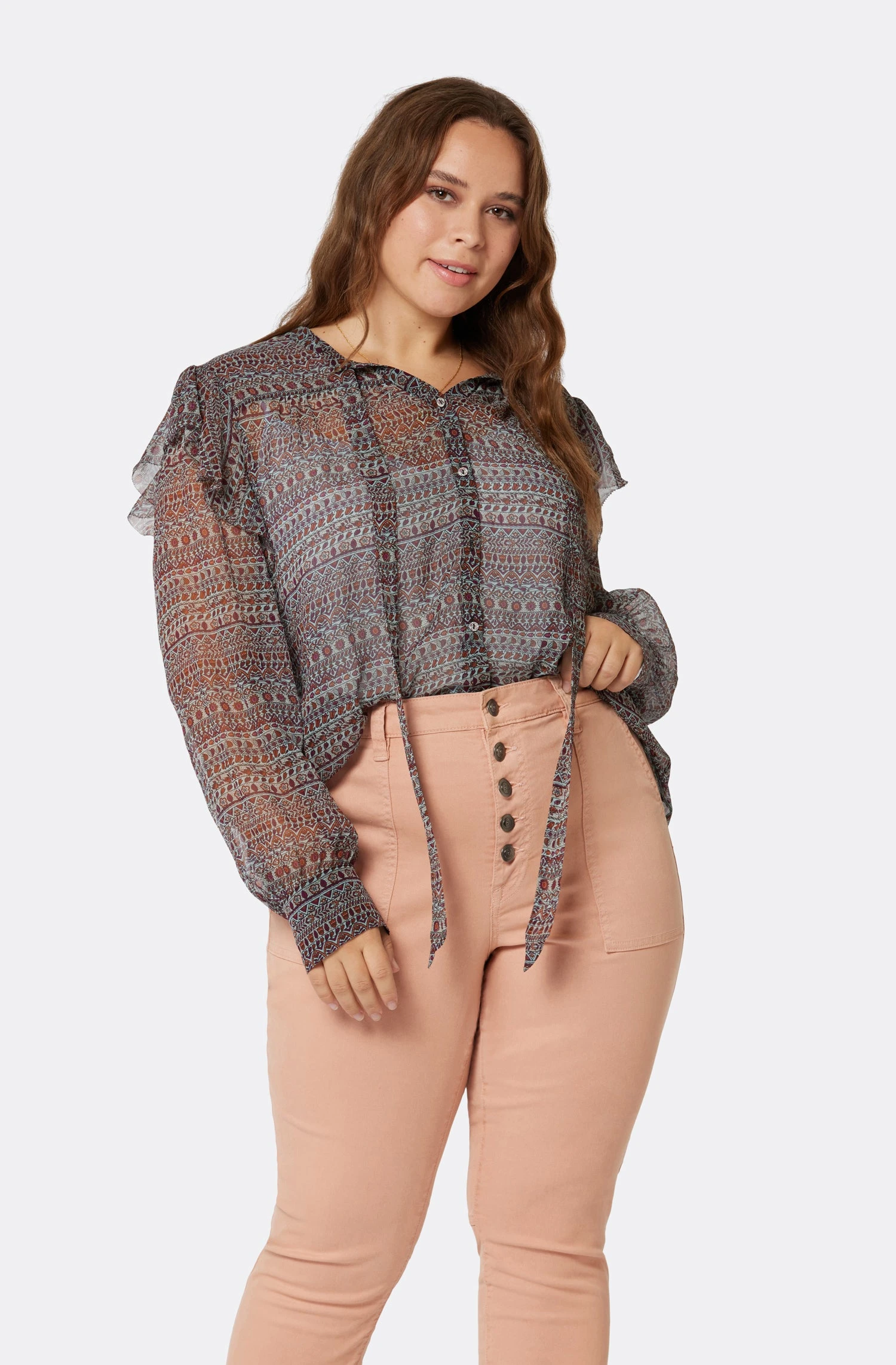 Joie Eloise Long Sleeve Silk Top 9 Joie Eloise Long Sleeve Silk Top - Image 9