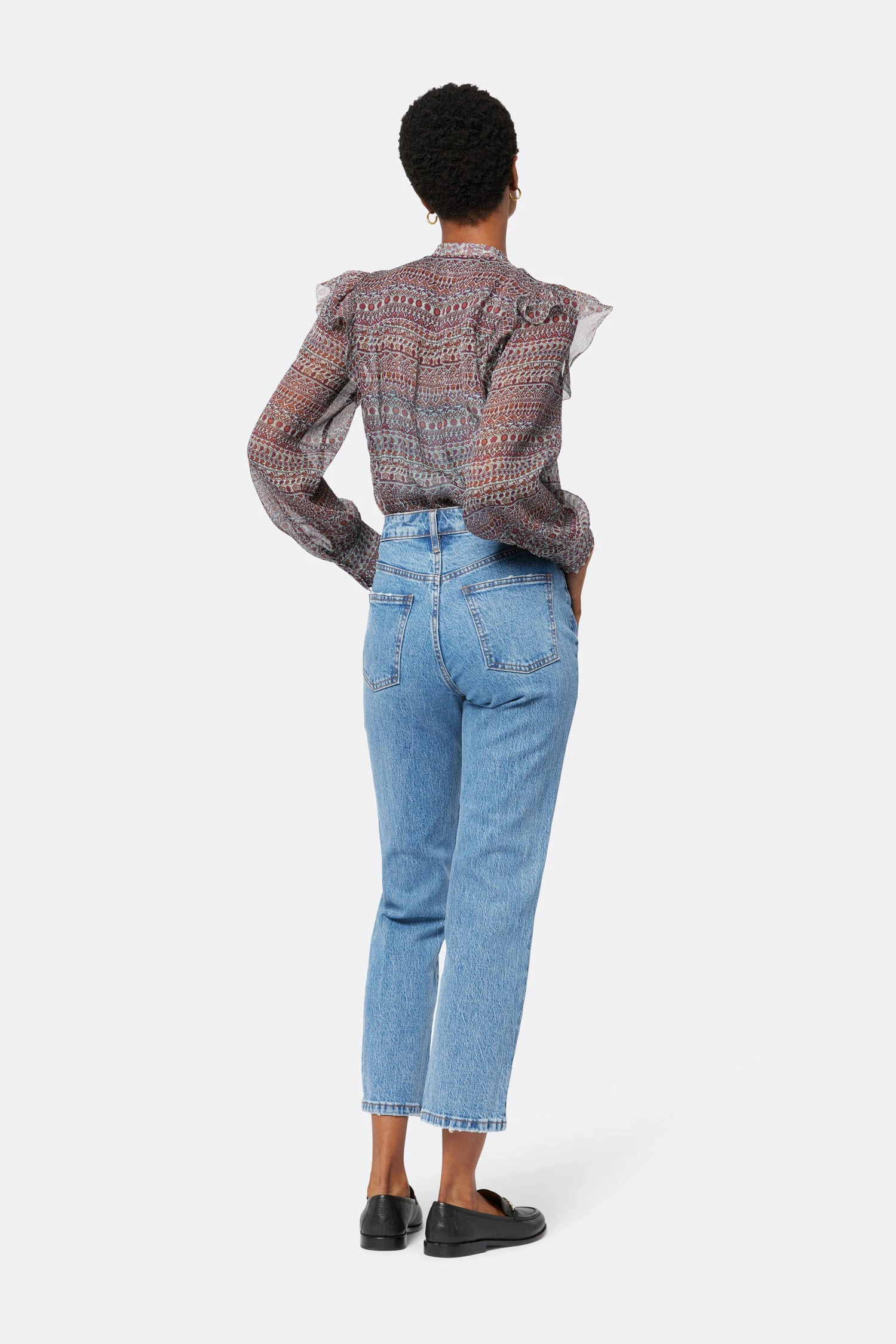 Joie Eloise Long Sleeve Silk Top 6 Joie Eloise Long Sleeve Silk Top - Image 6