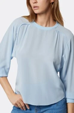Joie Blake Long Sleeve Silk Top -Joie Fashion Outlet Store T0036F7881S CSHB36847