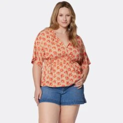 Joie Renae Short Sleeve Top 17 Joie Renae Short Sleeve Top -Joie Fashion Outlet Store T0045X9364 BVRM 2 DPA