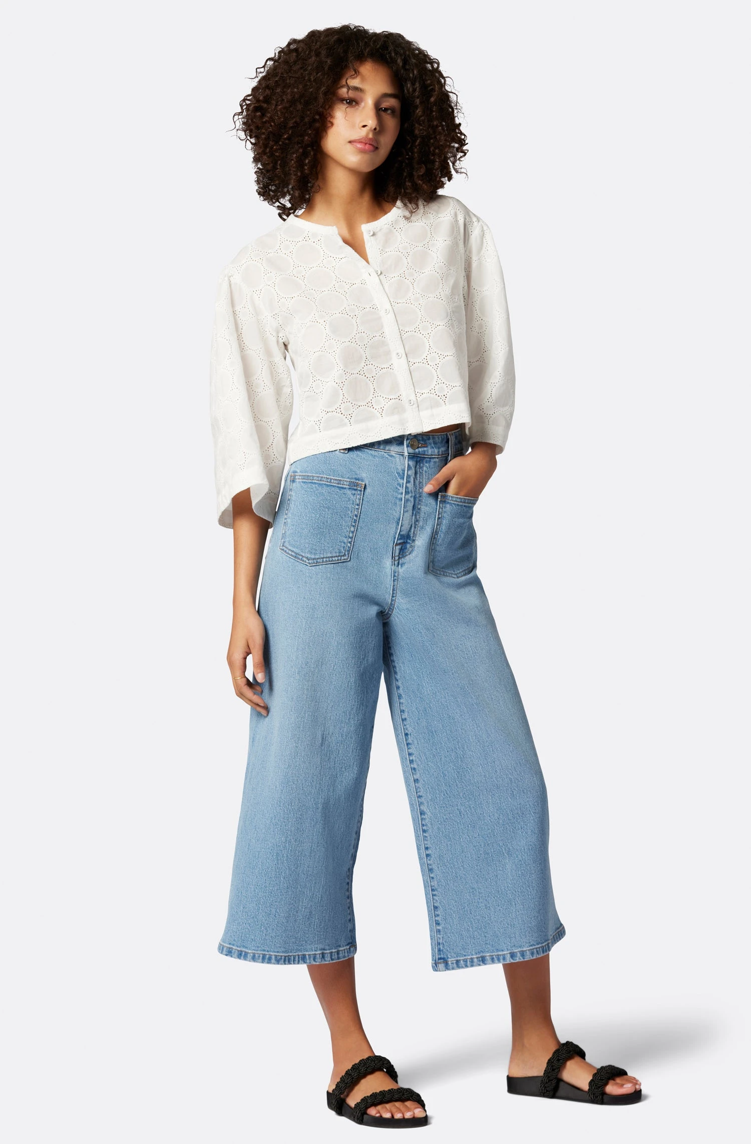 Joie Persephone Short Sleeve Cotton Top 2 Joie Persephone Short Sleeve Cotton Top - Image 2