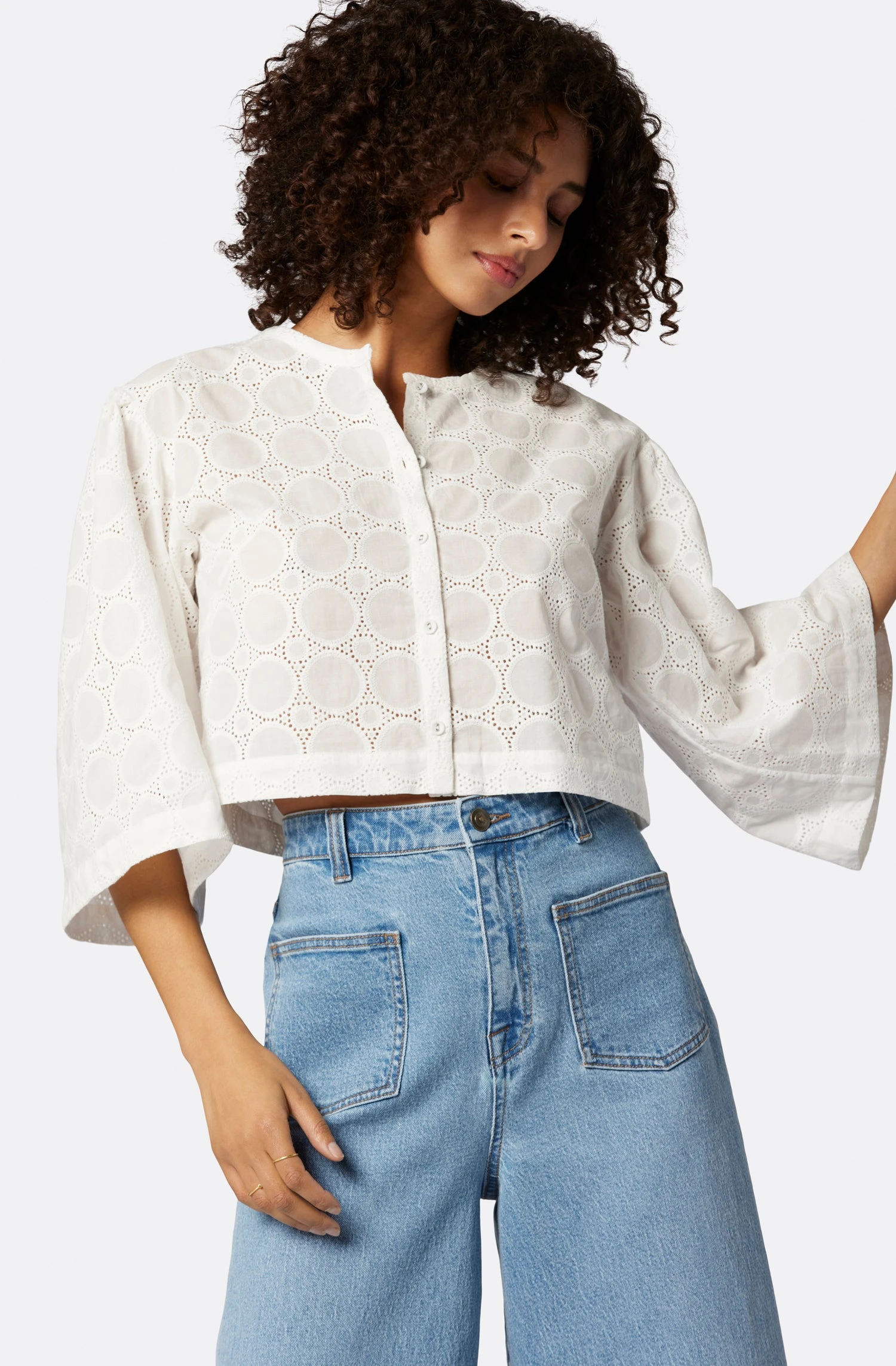 Joie Persephone Short Sleeve Cotton Top 1 Joie Persephone Short Sleeve Cotton Top