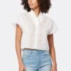 Joie Venus Short Sleeve Cotton Top