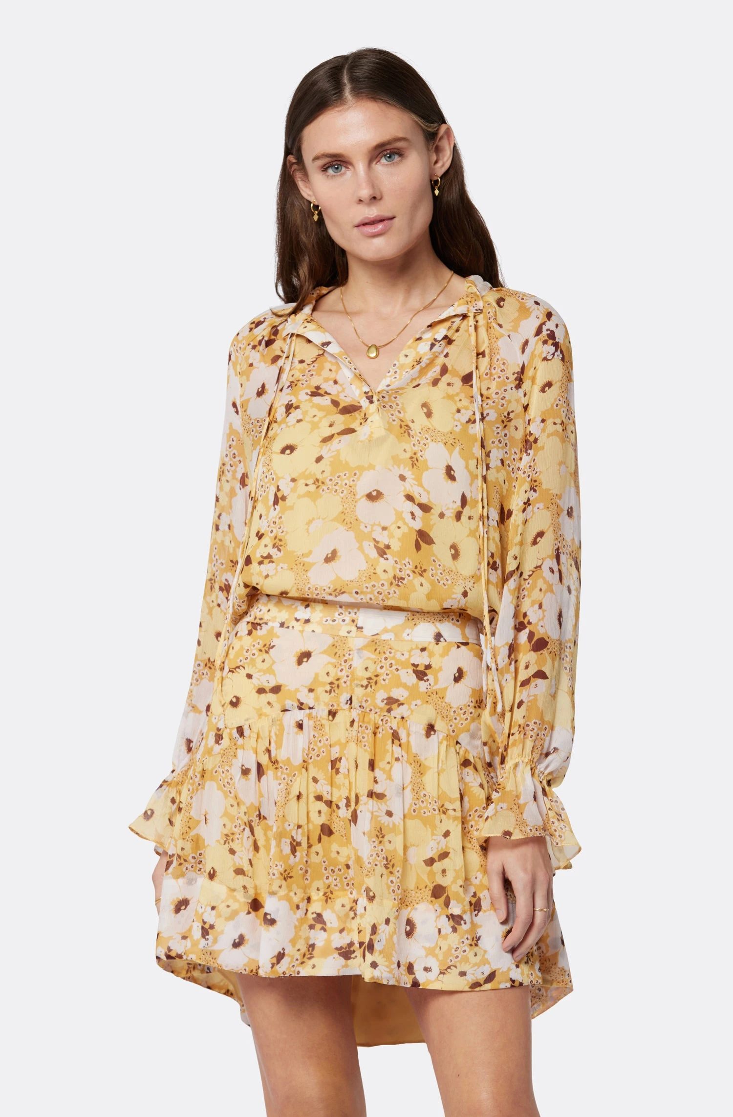 Joie Brigitta Long Sleeve Silk Top 1 Joie Brigitta Long Sleeve Silk Top