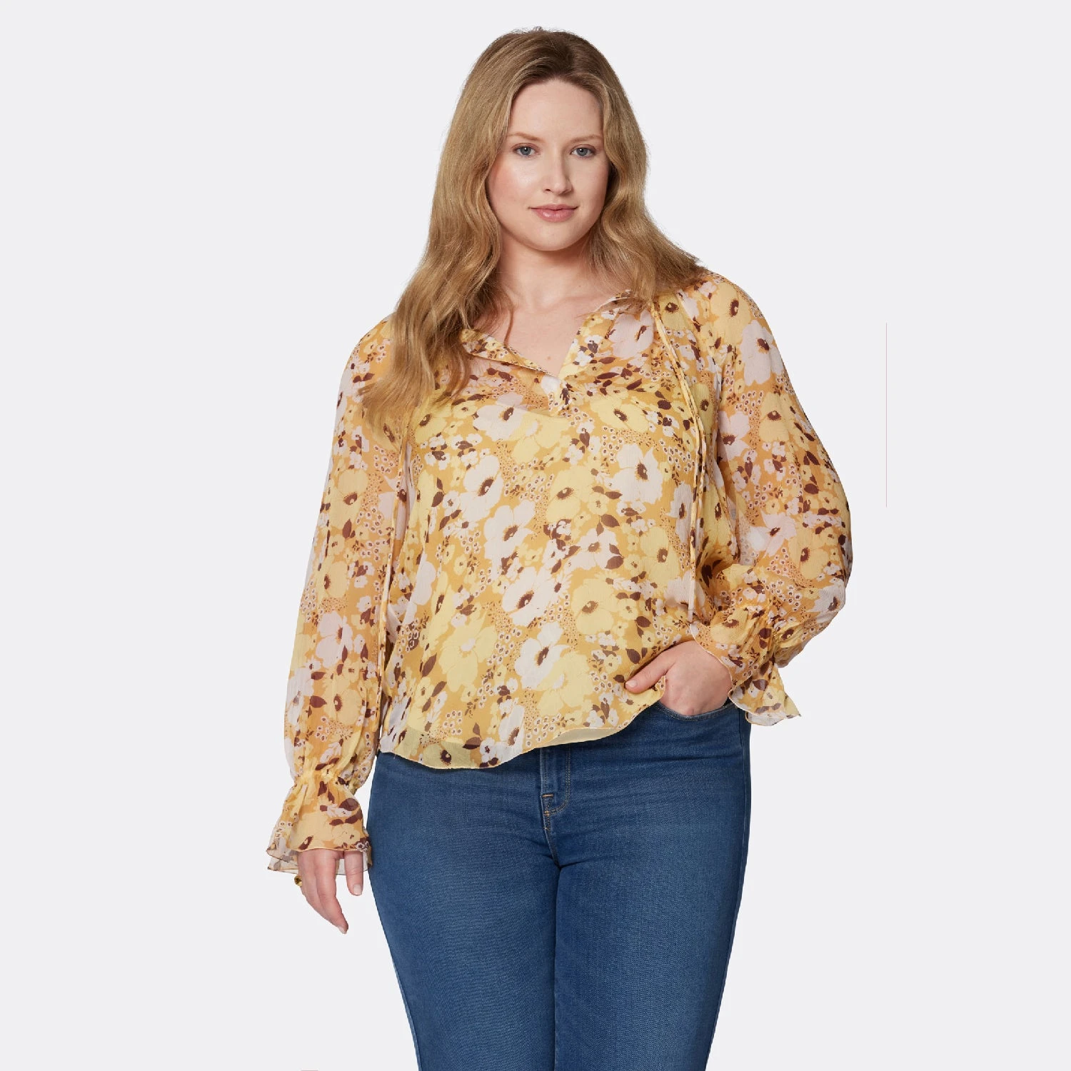 Joie Brigitta Long Sleeve Silk Top 8 Joie Brigitta Long Sleeve Silk Top - Image 8