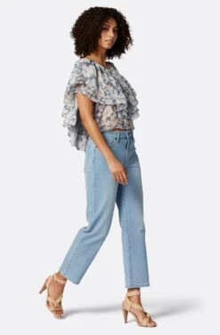 Joie Larisa Short Sleeve Silk Top -Joie Fashion Outlet Store T0058A9368 NGBM 3