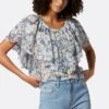 Joie Larisa Short Sleeve Silk Top