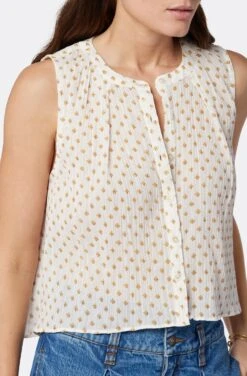 Joie Gemma Sleeveless Top -Joie Fashion Outlet Store T0059A9365 PRCM 12