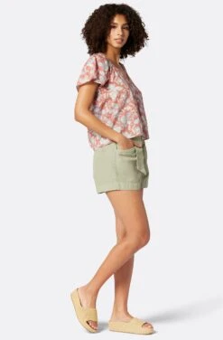 Joie Katya Short Sleeve Cotton Top -Joie Fashion Outlet Store T0064A9370 CLBM 3