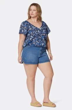Joie Katya Short Sleeve Cotton Top 18 Joie Katya Short Sleeve Cotton Top -Joie Fashion Outlet Store T0064X9370 NVBM 3