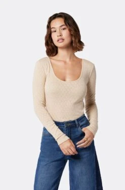 Joie Robbie Long Sleeve Cotton Top