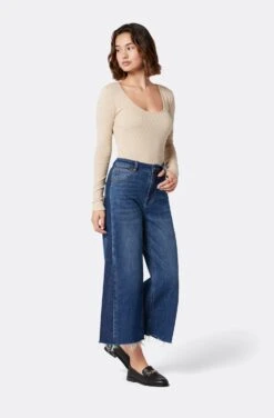 Joie Robbie Long Sleeve Cotton Top -Joie Fashion Outlet Store T0118F09339 OAT 4