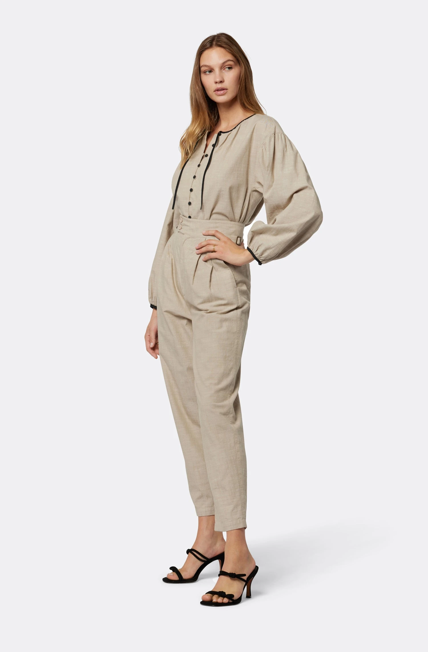 Joie Hazel Long Sleeve Cotton Top 4 Joie Hazel Long Sleeve Cotton Top - Image 4