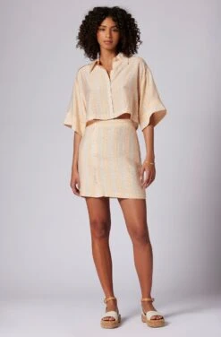 Joie Esther Short Sleeve Top -Joie Fashion Outlet Store T0128A0005 ANRM 1