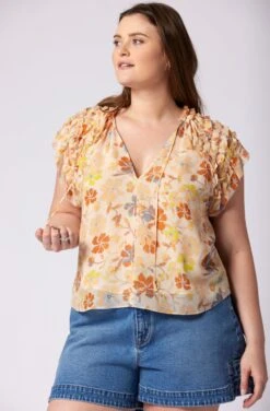 Joie Tezza Short Sleeve Silk Top -Joie Fashion Outlet Store T0130X0007 ABFM 4