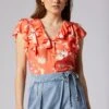 Joie Carmella Short Sleeve Top