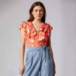 Joie Carmella Short Sleeve Top 9 Joie Carmella Short Sleeve Top -Joie Fashion Outlet Store T0131A0003 EMML 4 DPA