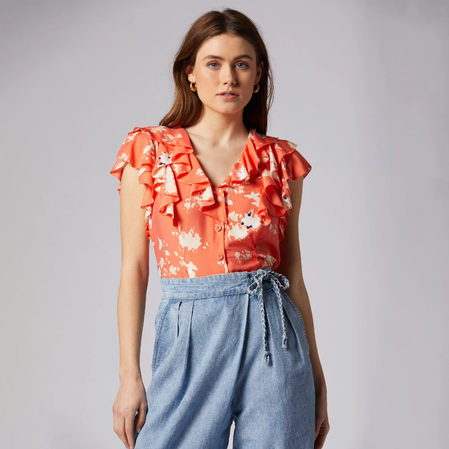 Joie Carmella Short Sleeve Top 5 Joie Carmella Short Sleeve Top - Image 5