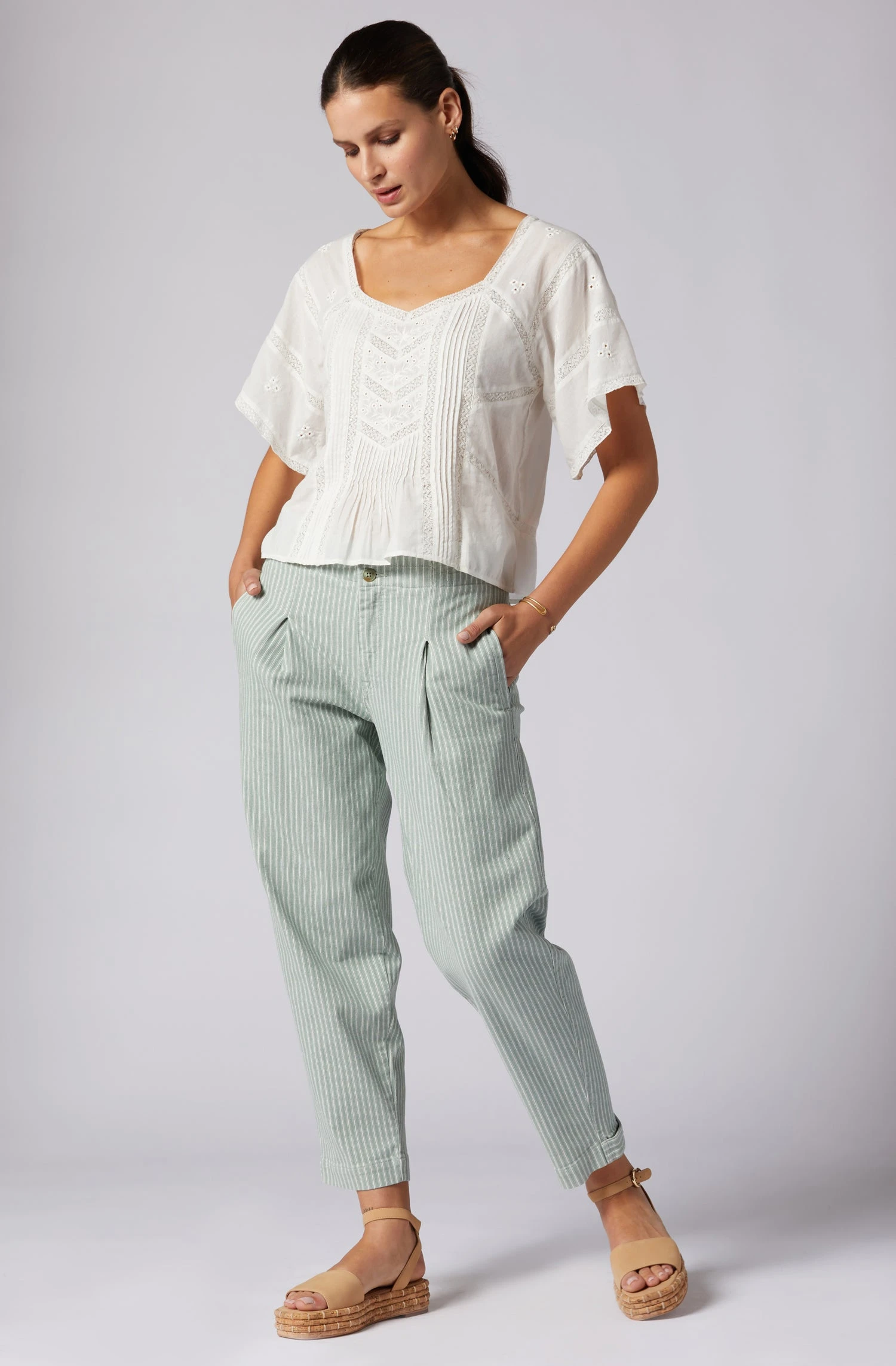 Joie Rebeca Short Sleeve Cotton Top 2 Joie Rebeca Short Sleeve Cotton Top - Image 2