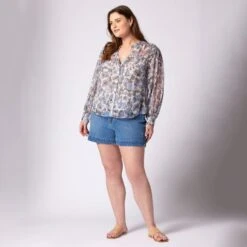 Joie Naomi Long Sleeve Silk Top -Joie Fashion Outlet Store T0140X0010 EMRM 1 DPA