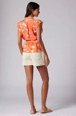 Joie Ashlene Short Sleeve Top -Joie Fashion Outlet Store T0161A0003 EMML 2