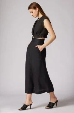 Joie Marci Sleeveless Linen Top -Joie Fashion Outlet Store T0173F889 CAV 3