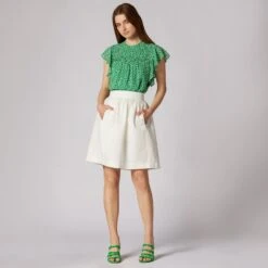 Joie Reut Short Sleeve Top -Joie Fashion Outlet Store T0174A0002 GARM 1 DPA