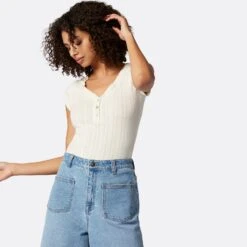 Joie Pam Short Sleeve Cotton Top -Joie Fashion Outlet Store T0179F9314 PRCL 4 DPA