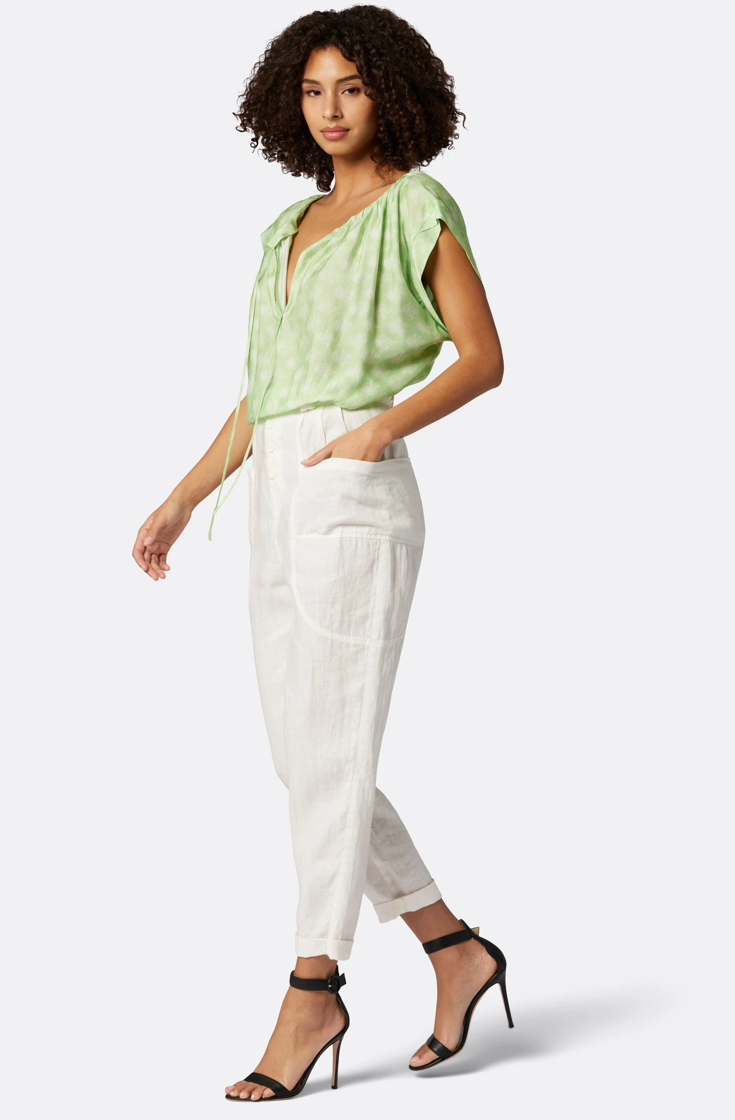 Joie Gwyneth Short Sleeve Top 2 Joie Gwyneth Short Sleeve Top - Image 2