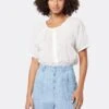 Joie Zola Short Sleeve Cotton Top