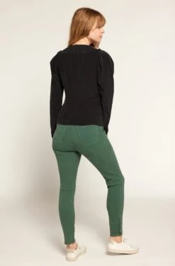 Joie Leigh Long Sleeve Silk Top -Joie Fashion Outlet Store T0197F7881 CAV 2